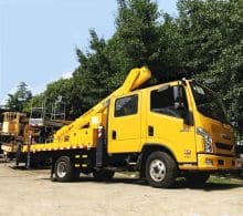 XCMG 14 m XGS5067JGKQ6 mobile aerial work folding boom lift platform truck